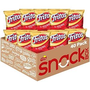 Fritos Corn Chips, Original, 1 Ounce (Pack of 40), Best Use By 09/09/2025