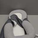 Nursing Pillow for Newborn Support Pillow Baby Reflux Breastfeeding Nursing Pillow, Bottle Feeding, Clean and Hygienic Odor Resistant (Gray)