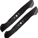 942-04244A High-Lift Mower Blades for Cub Cadet XT1 XT2 ZT1 LT46 LX46 LTX1045 LTX1046 RZT46 Zero Turn Lawn Tractor, for Craftsman T140 T240 742-04244 942-04290 for 46 inch Deck 6 Point Star 2 Pack