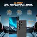 I25 Ultra Unlocked Cell Phone, 7000mAh Long Battery Life Smartphone,Built in Pen,6.8" HD Screen 12+512GB Unlocked Phones,5G/Dual SIM/Fingerprint Unlock/Face ID (Gold)