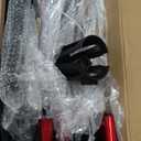 Rollator Walker for Seniors, Lightweight Foldable All Terrain Rolling Walker with seat, Aluminum Walkers with 10 inch Rubber Wheels, Handles and Backrest for Seniors and Adult (Red)