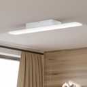 Modern LED Ceiling Light Fixture Close to Ceiling Light 23.6 White Ceiling Hanging Light for Kitchen Island Dining Room Table, Bedroom, Living Room