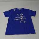 Aw Snap Broken Arm Skeleton Injury Wrist Surgery Recovery T-Shirt Blue S