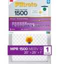 Filtrete Smart Air Filter 1500 MPR S-2003-4, 20 in x 25 in x 1 in (50.8 cm x 63.5 cm x 2.5 cm)