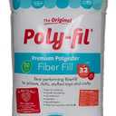 Fairfield The Original Poly-Fil, Premium Polyester Fiber Fill, Soft Pillow Stuffing, Stuffing for Stuffed Animals, Toys, Cloud Decorations, and More, Machine-Washable Poly-Fil Fiber Fill, 32-ounce Bag