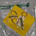 2 Pack Permanent Match Infinity Lighter with Keychain Bottle Opener, Reusable Match Strike Fire Starter (No Fuel) (Gold)