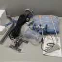 PBD Amplified Outdoor TV Antenna with 360 Motorized Rotation, UHF/VHF Long-Range Reception, Remote Control, Mounting Pole & 40FT RG6 Cable, Dual TV Outputs, Supports 4K/1080P Smart & Older TVs