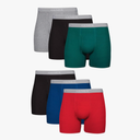 Hanes Men's Boxer Briefs, Cool Dri Moisture-Wicking Underwear, Cotton No-Ride-up for Men, Multi-Packs 6 packs Medium