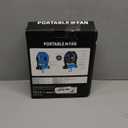 Portable Fan Rechargeable, 20000mAh Cordless Battery Powered Fan with LED Lantern, USB C Battery Operated for Travel Bedroom Home Camping Tent Office Beach Desk Fishing Table (Green)