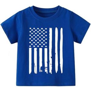 Zarityha Boys American Flag Shirts USA Short Sleeve T-Shirts 5T
