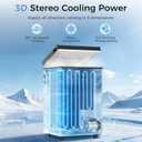 OSTBA 3.5 Cu.Ft Chest Freezer, Compact Deep Freezer with 2 Removable Baskets, Bottom Wheels, 6-Level Temperature Control with Fast Freeze Mode, Energy Saving Quiet Freezer, Silver