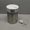 Stainless Steel Humidifier, 4L Ultrasonic Cool Mist Humidifiers with Only 3 Parts Easy to Clean, Top Fill Humidifier with 1-9H Timer, 28dB Whisper-Quiet, Filterless for Bedroom Large Room