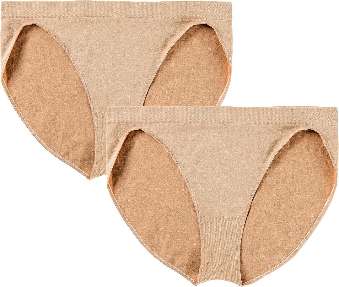 Girls and Women Dance Undergarment Ballet Briefs Nude Camisole Leotard Seamless Underwear,Adjustable Straps (8-12 Years, Girls Nude-brief)