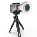 ZGear Handheld Mobile Phone Stabilizer With Tripod And Clip On Light