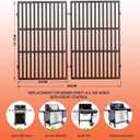 Spirit E310 7638 7639 Grill Grates for Weber Spirit E-310 300 Series E315 E320 E330 S310 S315 S320 S330 Gas Grill, 17.5" Cast Iron Cooking Grids, Replacement for Genesis Silver/Gold/Platinum B & C