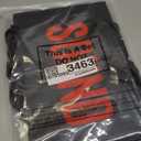 Kolldenn Valentine's Day 5 Senses Gift Bags for Him Her, Valentine Five Senses Gift Paper Kraft Bags with Ribbon Handle for Lover Husband Boyfriend Birthday Party(Black, Red,12.6 x 8.7 x 4 Inch)