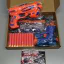 2 Pack Blaster Guns Kit Kids/Boys Toys