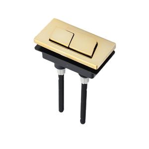 Rectangular Toilet Tank Button - 65mm Dual Flush Toilet Tank Button, Half-Flush and Full-Flush, Toilet Water Tank Button Replacement Accessories Kits (B4 Rectangle)