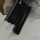 Metal Fence Posts Heavy Duty U-Post for Wire Fencing, 11 Packs 4 FT Black