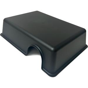 12in Durable Large Reptile Hide, Ball Python Hide, Leopard Gecko Hide, Bearded Dragon Hide, Easy to Clean Reptile Hides Cave for Tank, Snake Hide Large Enclosure (12" x 8.3" x 2.8" X-Large) (Black)