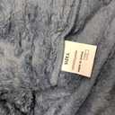 BLENCOT Womens Casual Button Down Collar Pullover Fleece Sweatshirt Long Sleeve Tops Warm Sherpa Coat Jacket Pockets
 L