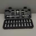 BILITOOLS 23-Piece Drain Plug Socket Set, 3/8" Drive Oil Drain Plug Key for Back Axle, Differential, Gearboxe & Engine Oil Sump