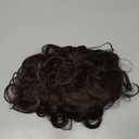 karlery Adult Men Brown Short Fluffy Curly Wig Halloween Cosplay Wig Anime Costume Party Wig