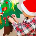 2 x TOBEHIGHER Felt Christmas Tree - 3.4 FT Toddler Christmas Tree for Kids with 35 Ornaments, DIY Xmas Gifts for Kids, Wall Hanging Christmas Decorations, Wall Tree