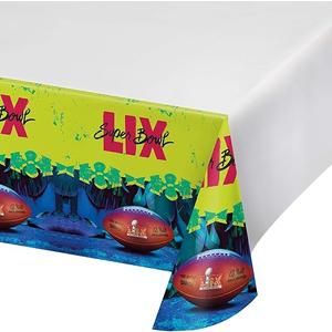 Trendware NFL Super Bowl LIX Plastic Tablecloths, 8 Count