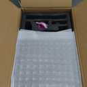 Black Shower Faucet Single Function Trim Kit with Rough-in Valve Set Bath Rainfall Shower System 8inch Square Stainless Steel Metal Shower Head