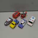 Tub Works Emergency Cars Light Up Bath Toys, 6 Pack | Water-Activated Light Up Toys Flash & Change Color | Soft, Squeezable Baby & Toddler Bath Toys | Sensory Toys with Bath Lights for Kids Bath