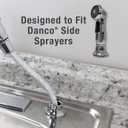 Danco 10341 Fits Most Kitchen Side Spray Hose, Clear.