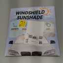 Custom Fit XC90 Windshield Sunshade for 2016 2017 2018-2024 2025 2026 Volvo XC90 SUV Interior Accessories Front Window Shield 210T Silver Coating Cover for Windshield Sun Visor Protector Blocks UV