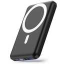 Wireless Power Bank, Yiisonger Slim 10000mAh Magnetic Portable Charger 22.5W PD Fast Charging, Mini Mag-Safe Battery Pack QC3.0 LED Display USB-C Compatible with iPhone 13&12/ Pro Max/Pro/Mini (Black)