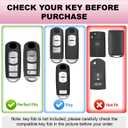 ACEBOY for Mazda Key Fob Cover, Soft TPU Protective Case with Keychain for Mazda 3/6/ CX-3/ CX-5/ CX-7/ CX-9/ MX-5 Miata