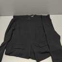 Allegra K Women's Bodycon Dresses Round Neck Long Sleeve Casual Work Outfits Peplum Sheath Dress L