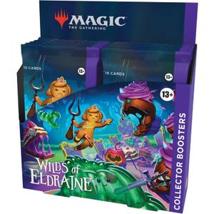 Magic: The Gathering Wilds of Eldraine Collector Booster Box - 12 Packs (180 Magic Cards)