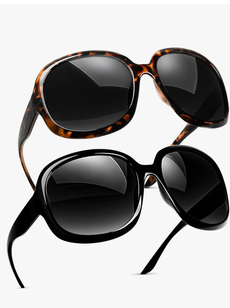 miyya Bug Eye Oversized Polarized Sunglasses Womens, Trendy Retro Sun Glasses for Women 2025, Oversized UV Protection Shades