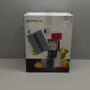 Cold Press Juicer, 5.3" Wide Feed Chute Juice Extractor Machine with 400W, High Juice Yield, Slow Masticating Juicer for Whole Vegetables & Fruits, Metallic Silver