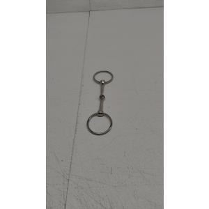 HORZE Lozenge Link Loose Ring Snaffle Bit - 16mm Width (4 1/2, Stainless Steel)