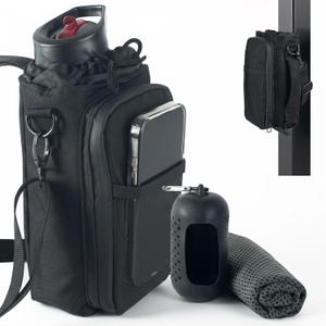 Magnetic Bag for Gym with Strap and Microfiber Sport Towel for Men and Women  Magnetic Gym Bag Water Bottle, Gift Set for Fitness and Travel