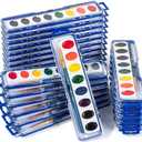 Mr. Pen- Washable Watercolors, 24 Pack, 8 Colors with Paint Brush, Bulk Watercolor Paint Set, Water Color Painting Kids, Watercolors for Kids and Adults