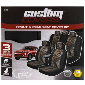 Custom Covers Camo Truck & SUV Seat Front & Rear Cover Kit