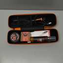 Tame the Wild Premium Beard Grooming Kit - Heated Beard Brush, Straightener Comb, Heat Protectant Spray, Beard Soap, Balm, Wooden Comb, and Storage Case