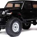 Axial RC Truck SCX24 Jeep Gladiator 4 Wheel Drive Rock Crawler Brushed RTR (Nothing Needed to Complete Ready-to-Run), Black, AXI00005V2T5, Remote Control Car, RC Car, RC Crawler