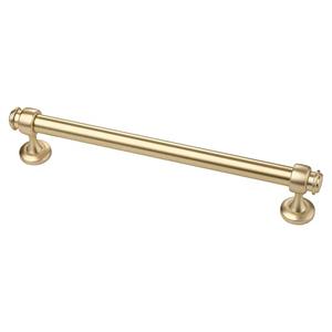 Alzassbg 10 Pack Gold Cabinet Pulls, 7 Inch(177.8mm) Hole Centers Cabinet Handles Kitchen Hardware Straight Bar for Cabinets and Drawer AL3082BB