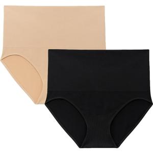 Motherhood Maternity womens Seamless Postpartum Shaper Panty , Belly Support Underwear , 2-pack (M)