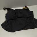 SHAPELLX Tummy Control Swimsuits Women V Neck One Piece Bathing Suit Ruched Push Up Slimming Swimwear Built-in Bra (X-Large, Black)