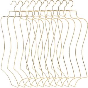 Body Shape Bikini Hanger Wire Body Shape Display Hangers Metal Lingerie Hangers Bathing Suit Hangers Swimsuit Hanger Bikini Swimwear Hanger for Clothes Coat