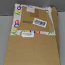 2 Pcs 45" Large Foldable Snow Sled for Kid Adult Toboggan with Reinforced Bottom Sturdy Fabric Stitching Ergonomic Handle Fits 2 Kid or 1 Adult Portable Winter Sled for Family